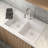 Host 33-Inch Wide x 9.5-Inch Deep Dual Mount Granite Double Bowl Kitchen Sink-41654797