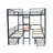 Full Size Loft Bed With Table Set Transformable To Full Over Full Bunk
