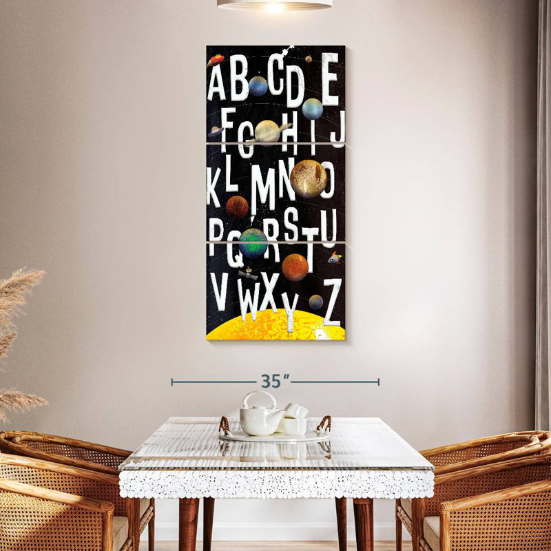 ABC Galaxy, 52" H x 24" W