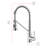 Elegant Home Living Yara Pull Down Spray Kitchen Faucet-95236178