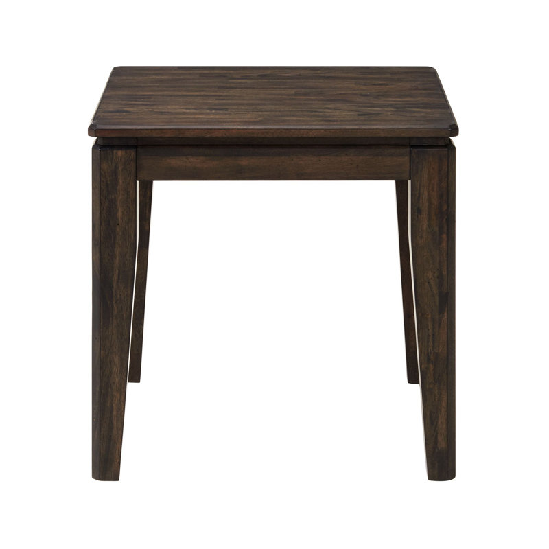 Rabea Solid Wood End Table