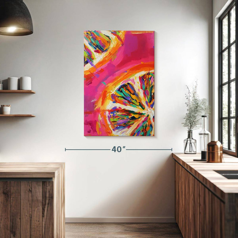 Yarlin Orange Slices 2019, 39" H x 26" W