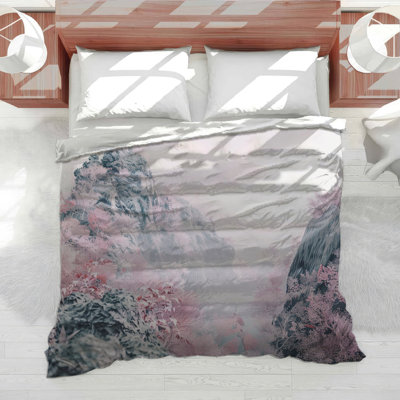 Mountain Landscape Nature Cotton Blend Comforter