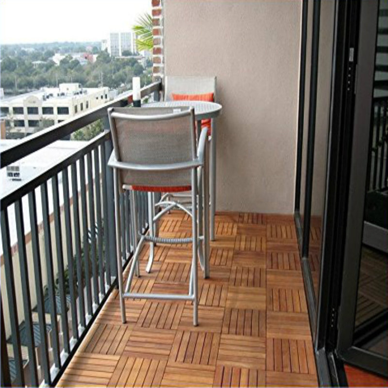Halterman 30cm W x 30cm L x 8cm Laminate Flooring