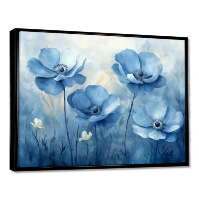 Ikesha A Petal Ballet In Delicate Poppies - coquelicots, art mural