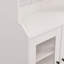 Élégante armoire haute avec porte en acrylique, buffet polyvalent aux courbes gracieuses, bibliothèque contemporaine avec tablettes réglables pour le salon