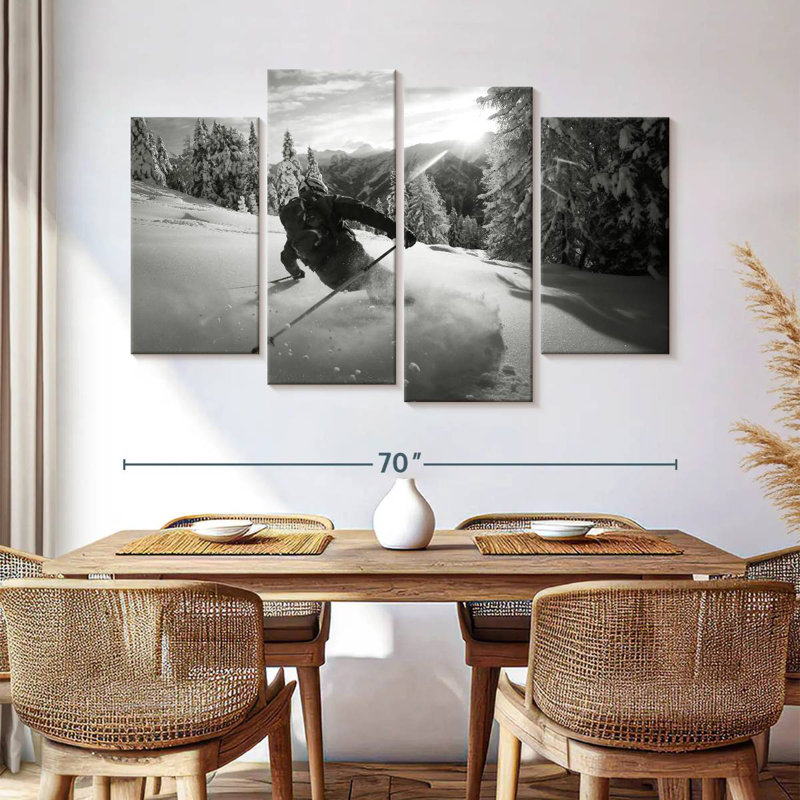 Sireci Snow Skiing, 42" H x 68" W