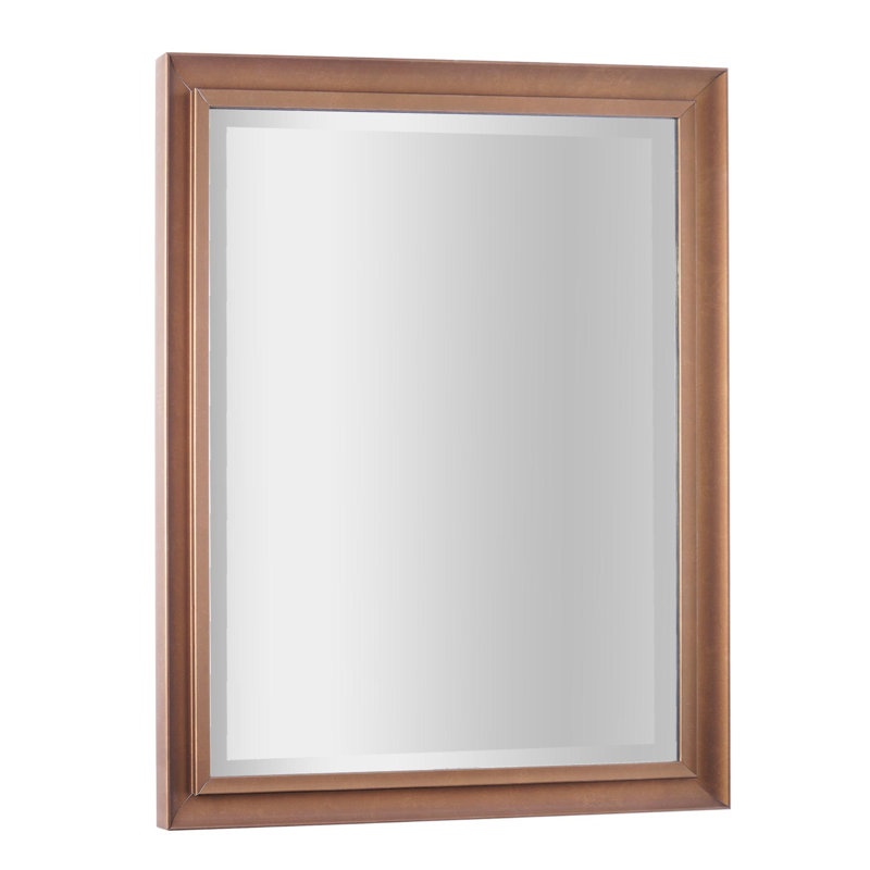 Willhoite Polystyrene Rectangle Mirror, Gold