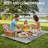 Boho Outdoor Picnic Mat, Waterproof Reversible Camping Rug, Lightweight Washable Non-Slip Mat for Beach, Patio, Garden and Travel-1233140020