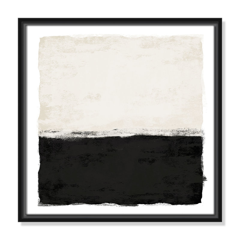 Midnight II - Square Vesrion - reproduction carrée de Natalie Carpentieri, Cadre flottant noir, H 17,5 po x l 17,5 po