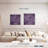 Kerner Purple Damask Butterfly
