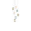 Polpo 7-Light Round Multi-Drop Pendant-718368454-718368457-718368460
