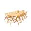 Surfliner Outdoor 13 - Piece Teak Dining Set