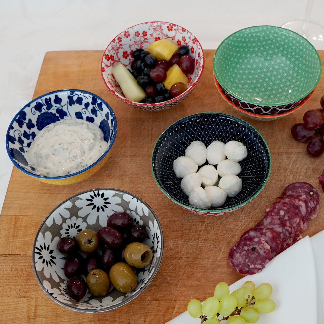 Certified International Soho 10 oz Mix and Match Dining Bowl Set