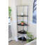 Polo 135cm H x 38.5cm W Steel Corner Bookcase-24131458