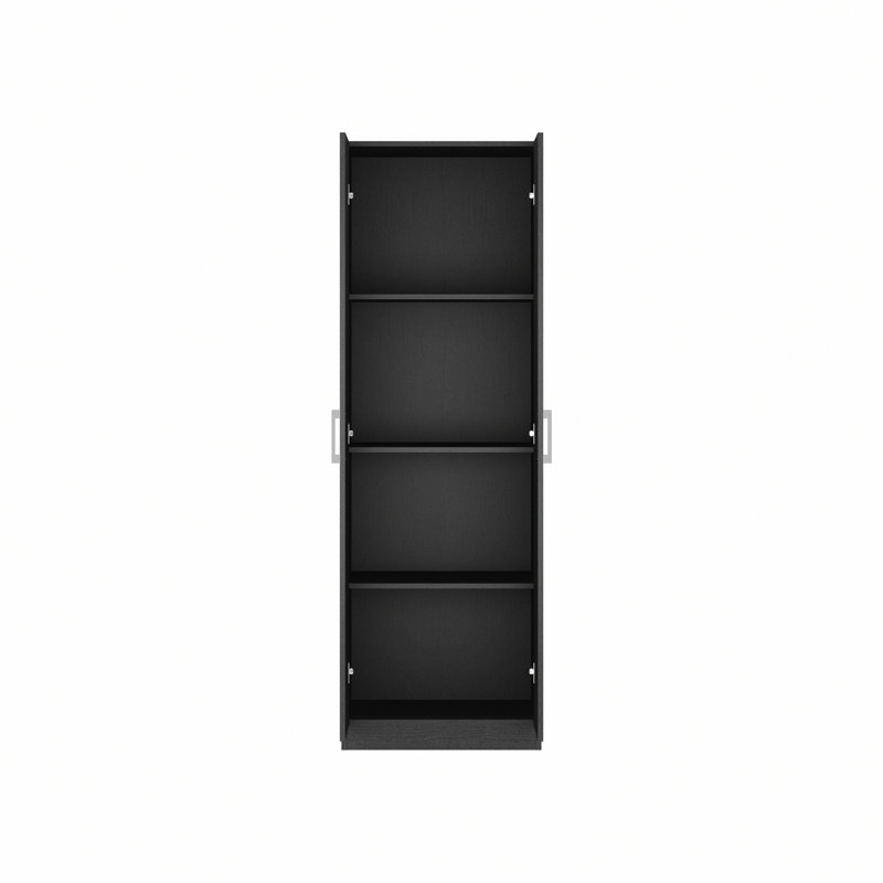 Chanity 71'' Kitchen Pantry, Black Oak