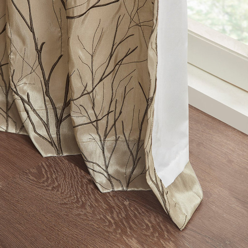 Curtain Panel(Only 1 Pc Panel), Tan