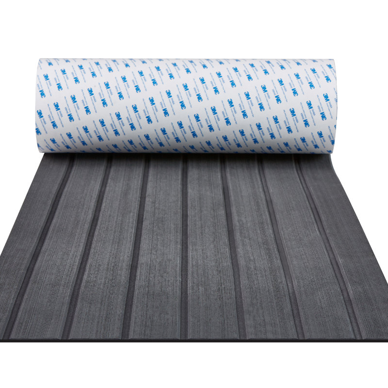 Paillasson extérieur antidérapant Shiffa, Gris, L 23,6 po x L 94,5 po