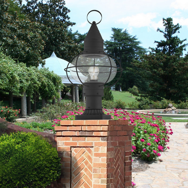 Tête de lanterne câblée 1 lumière Aster, Noir