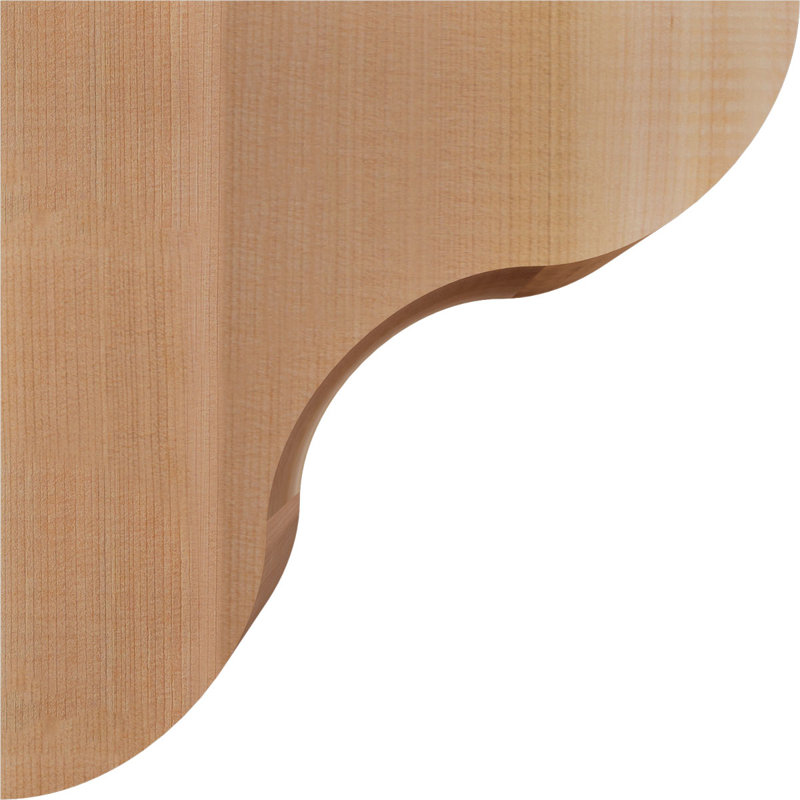 Carmel Corbel, 10" H x 3.5" W x 10" D, Smooth, Western Red Cedar