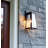 Wilmore Industrial 1-Light Glass Lantern Wall Sconce