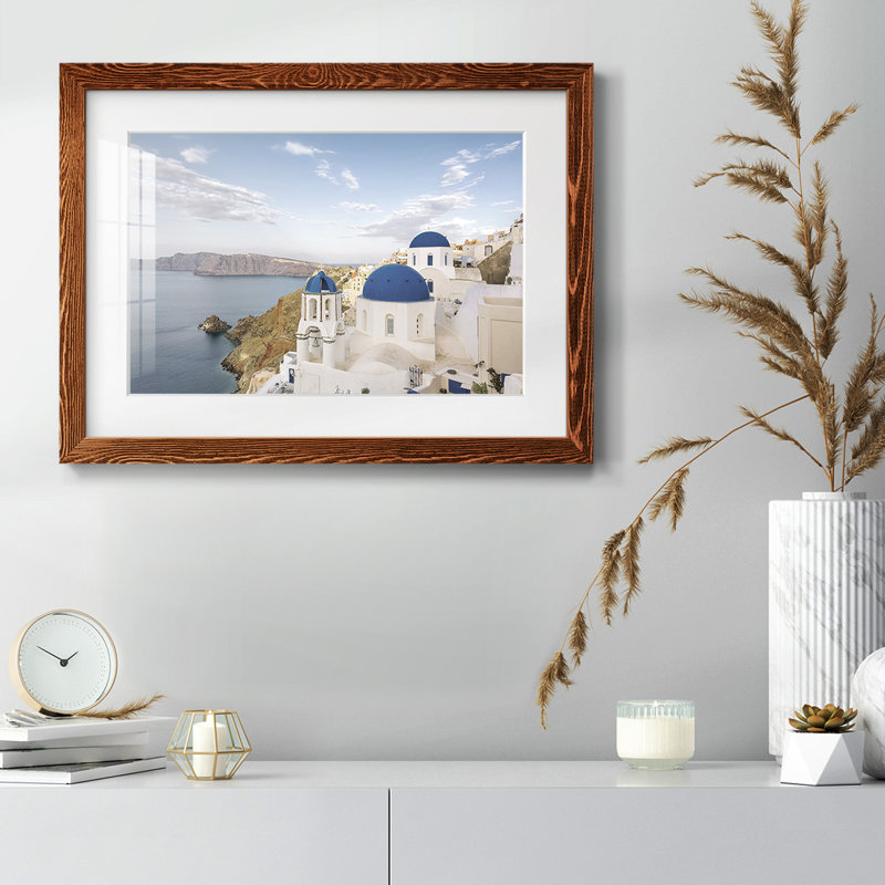 Santorini View, H 26 po x l 38 po x P 1,5 po, Érable