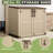 Outdoor Resin Horizontal Storage Shed-280 Gallon-124455083
