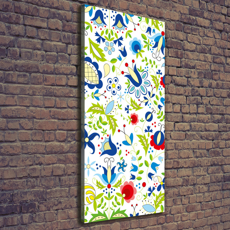 Ethnic Pattern - Wrapped Canvas Print