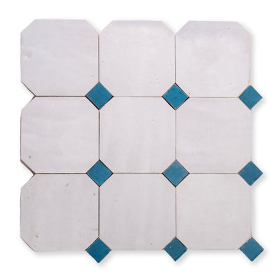 Contemporary Zellige Panels, 12" X 12" X 1/2"