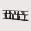 Geometric 82.5'' W Solid Wood Console Table-1376502386