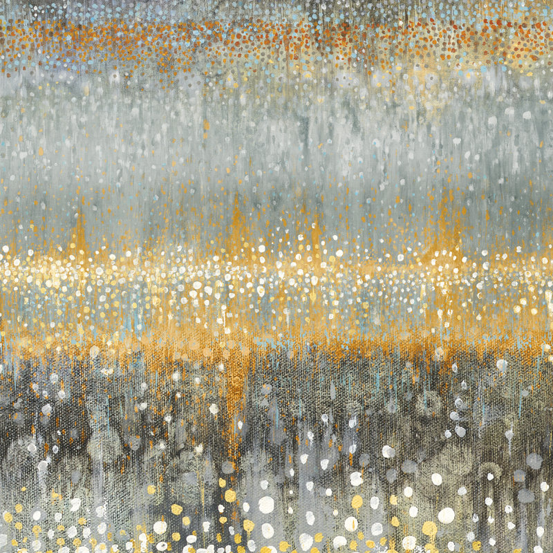 Rain Abstract I Autumn by Danhui Nai - Wrapped Canvas Art Prints, 30cm H x 30cm W x 3.8cm D