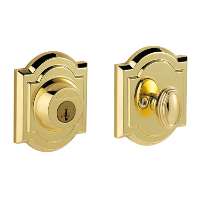 Prestige 380 Arched Single Cylinder Deadbolt with SmartKey®