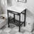 24"X18" Rectangular Console Bathroom Sink With Leg