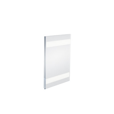 Self Adhesive Clear Acrylic Wall Sign Holder Frame 5" W x 7" H Portrait / Vertical, 10-Pack