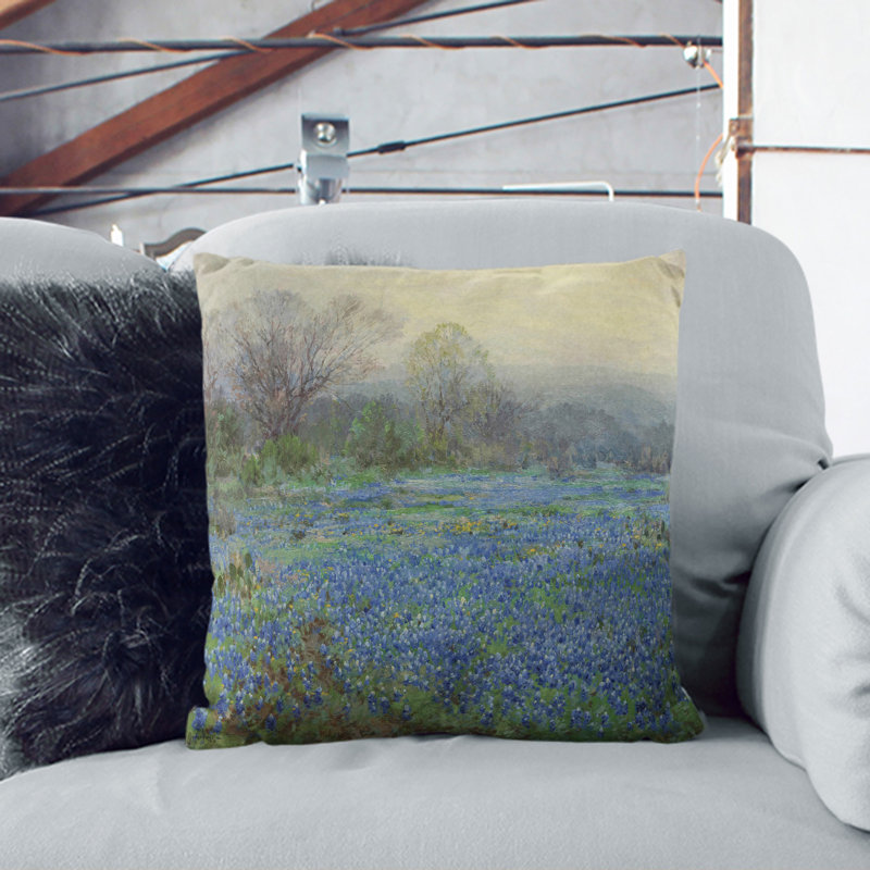 Square Cushion, 55cm H x 55cm W x 20cm D, White