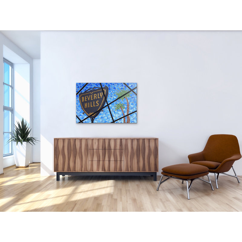 Beverly Hills Painting by Eddie Bruckner