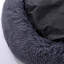 Velvet Bolster Pet Bed
