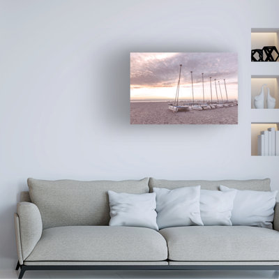 Celebrate Life Gallery Dawn Beach Regata Canvas Art