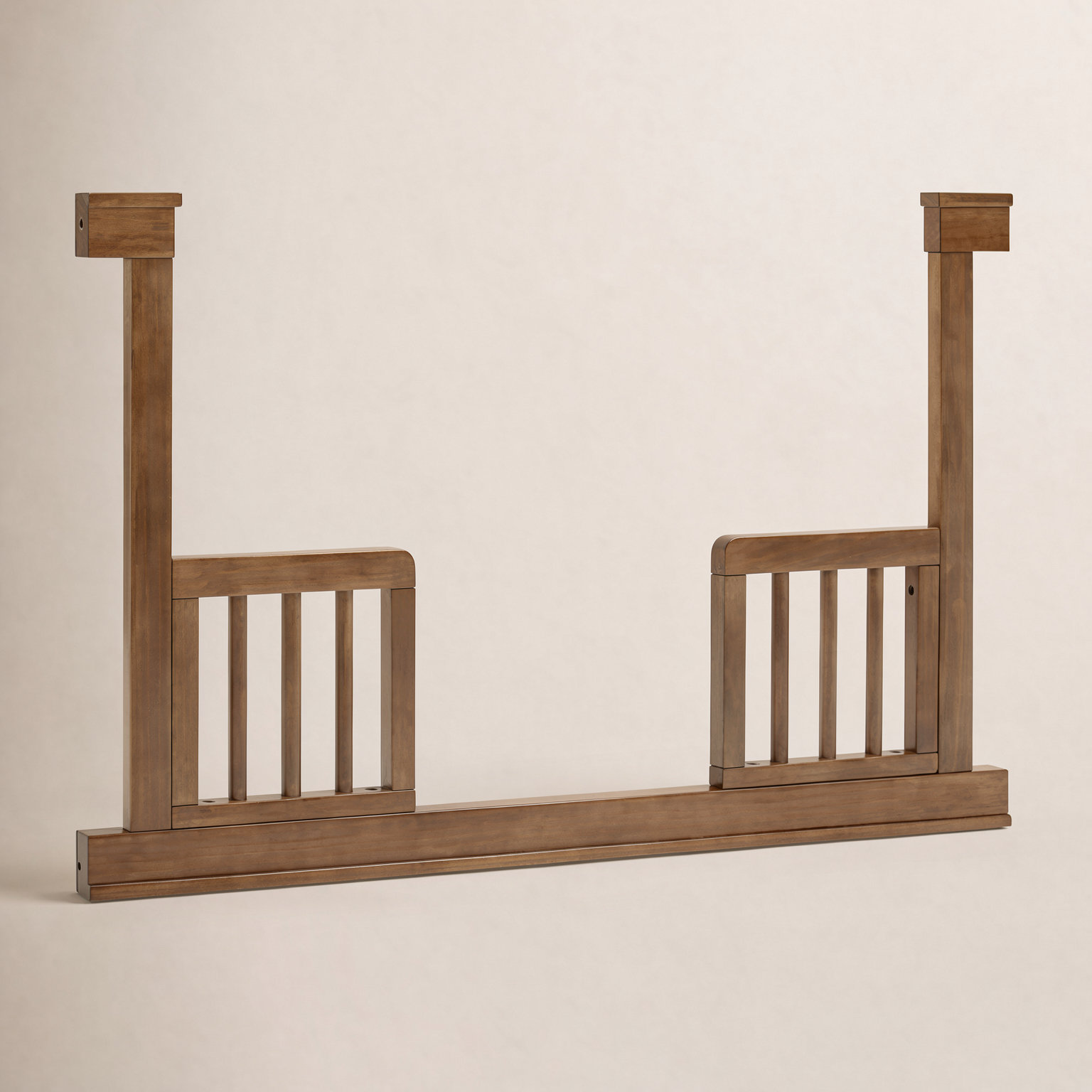 Toddler Bed Conversion Kit, Natural Walnut