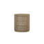 Table de chevet ovale Marielle Worsham - Caramel