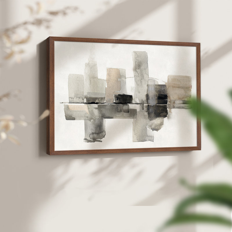 Urban Oasis I -Framed Print - Restickable, Walnut, 16" H x 20" W