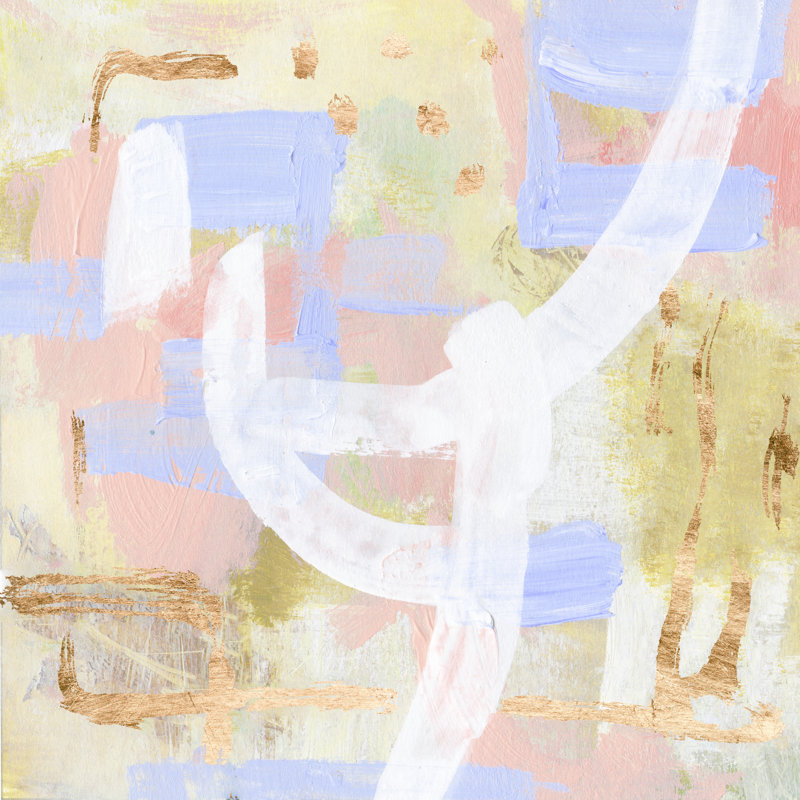 Champagne Blush IV by Melissa Wang - Wrapped Canvas Painting, 76cm H x 76cm W x 3.8cm D