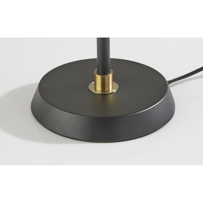 Lampe de bureau noire 19,5 po Lasky