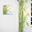 Veerander - Rideau en bambou - Rideau floral obscurcissant - 1 panneau-833337897