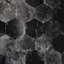 Papier peint contemporain à motif hexagonal en peau de vache synthétique