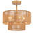 Kingstown 2-tier Rattan Semi-flush Mount Ceiling Light-1433103508