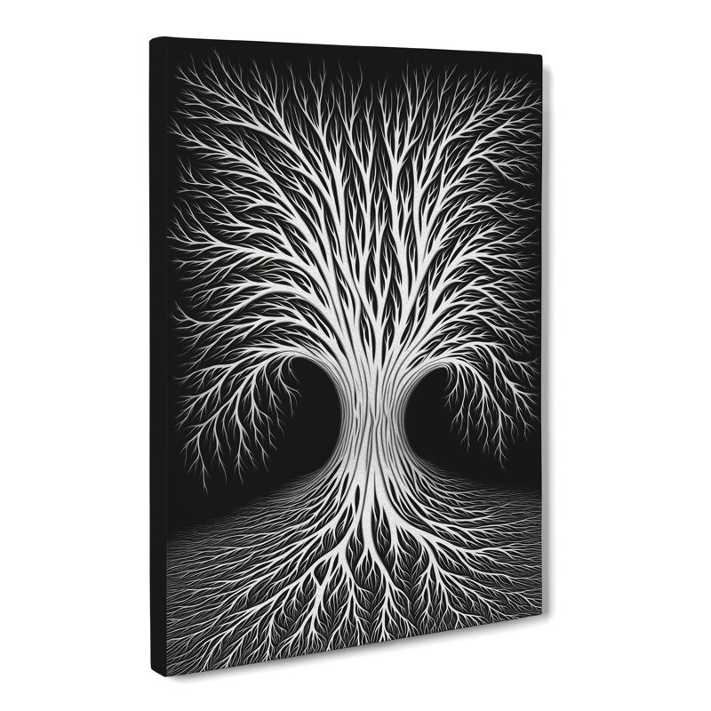 Weeping Willow Op - Wrapped Canvas, 76cm H x 50cm W x 3cm D