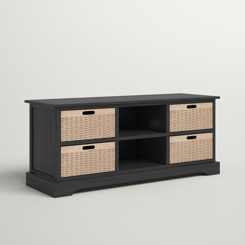Plotinus TV Stand for TVs up to 43", Black