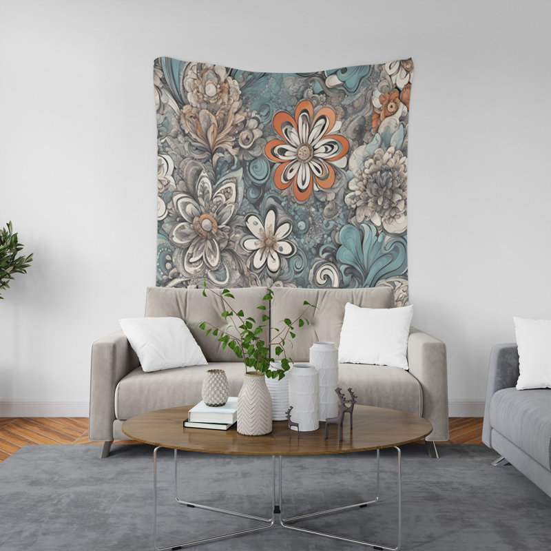 Tapisserie murale, H 88 po x l 104 po