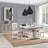 Caleb 94" Dining Table Distressed Ivory